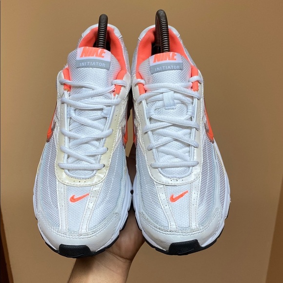 2011 Nike Initiator Women’s Running Sneakers “White Orange” Size 8  394053-180 - Picture 12 of 16
